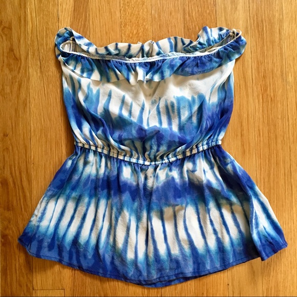 Silk Sleeveless Tie-Dye Top - Picture 6 of 6